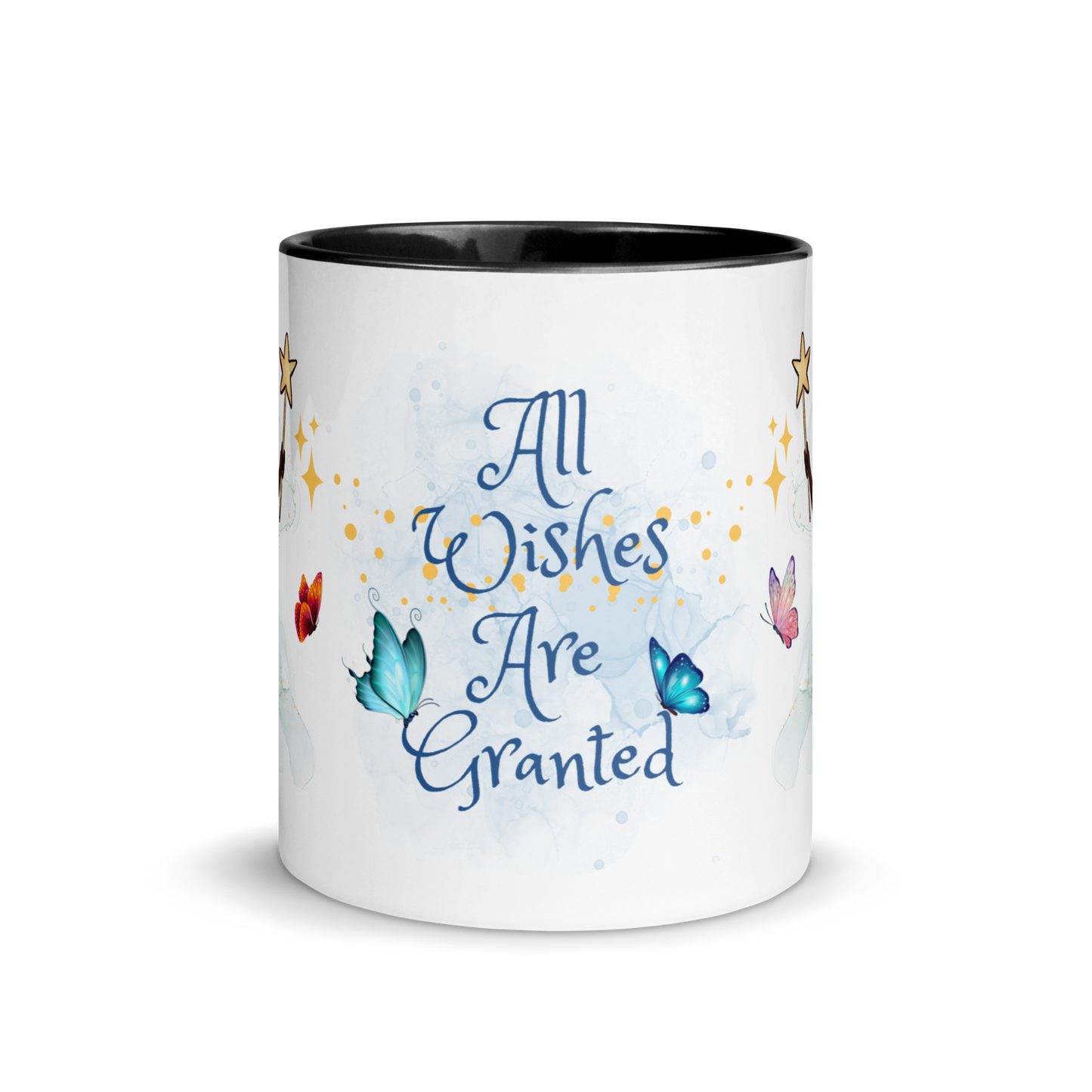 Accent Coffee Mug 11oz | All Wishes Are Granted | Purple Fairy