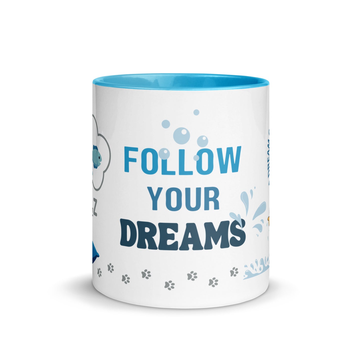 Accent Coffee Mug 11oz | Dream Big, Follow Your Dreams, A Dream Comes True