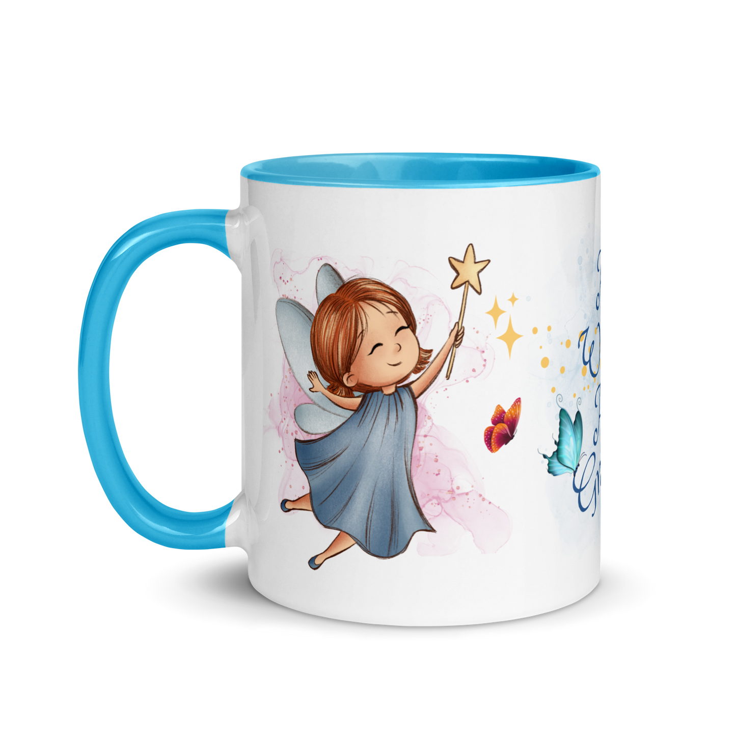 Accent Coffee Mug 11oz | All Wishes Are Granted | Blue Fairy