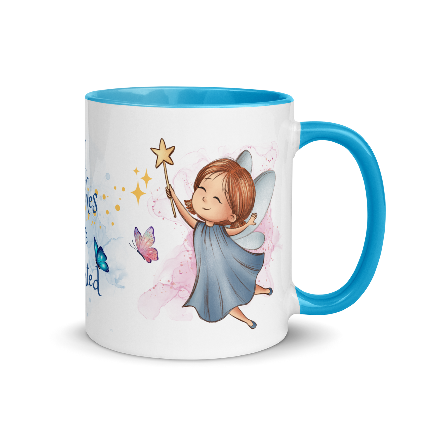 Accent Coffee Mug 11oz | All Wishes Are Granted | Blue Fairy