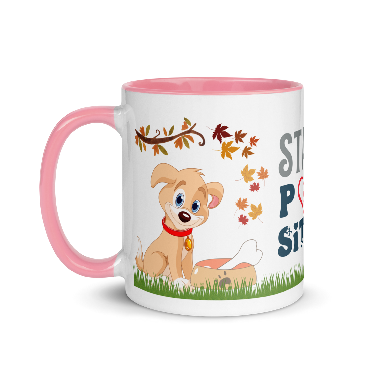 Accent Coffee Mug 11oz | Stay Pawsitive | Cat Dog Themed