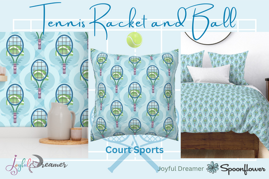 Court Sports :: Tennis Racket and Ball