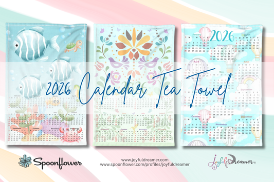 Our 2026 Calendar Tea Towel Collection is here!