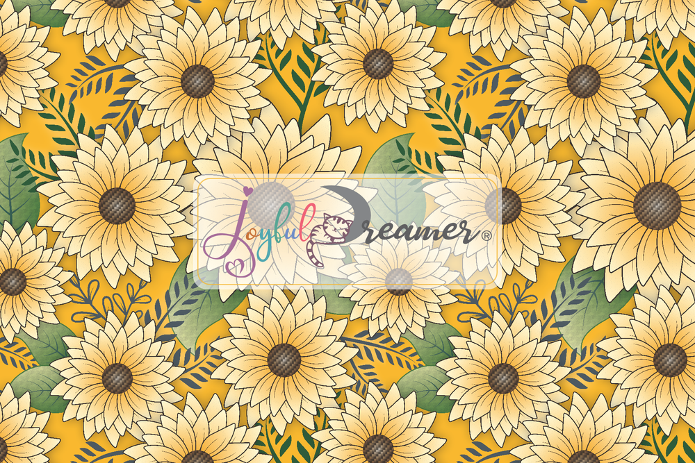 Bold Floral Sunflower Garden