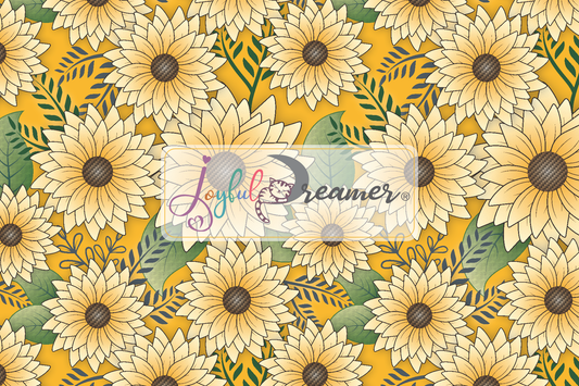 Bold Floral Sunflower Garden