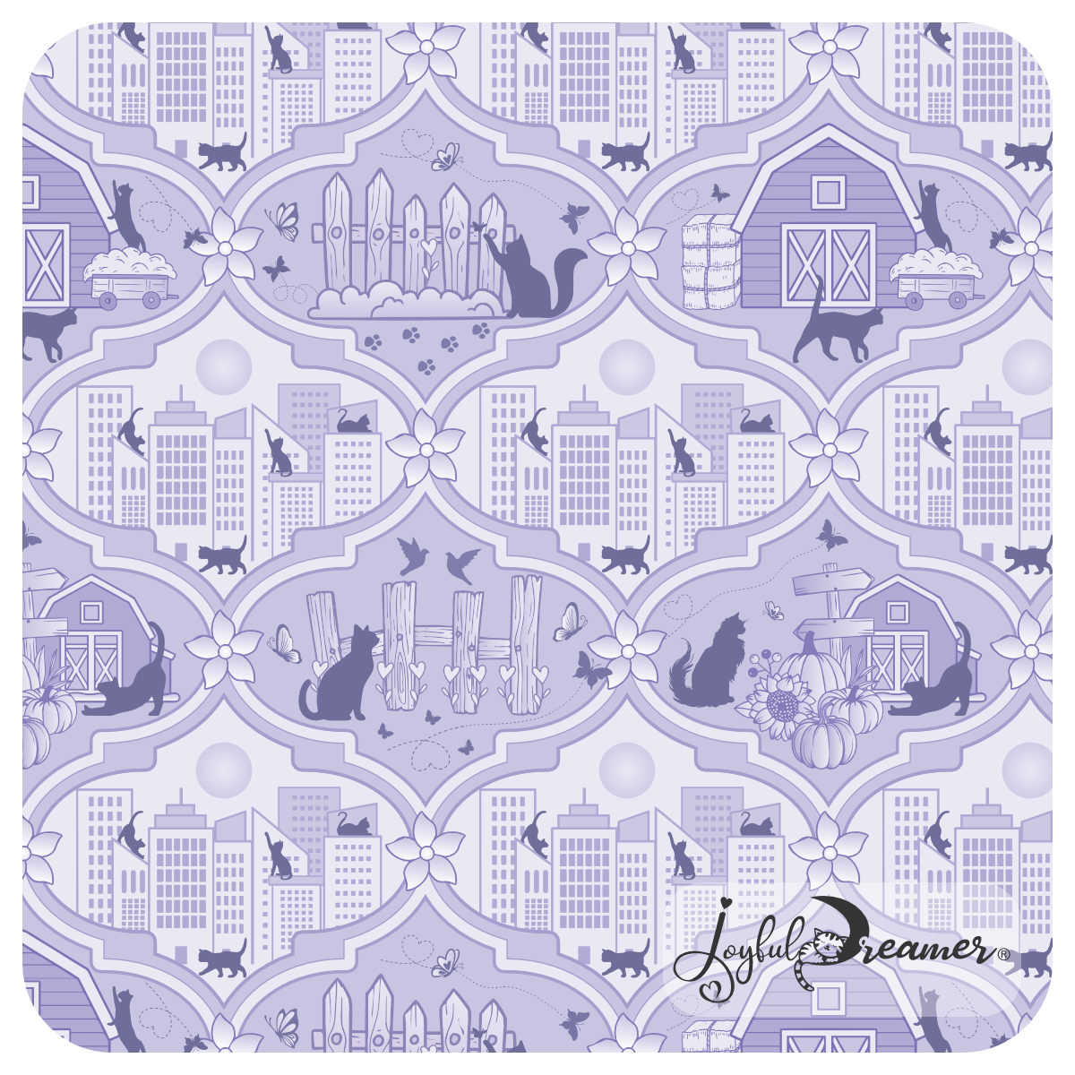 Pattern: City and Farm Cats