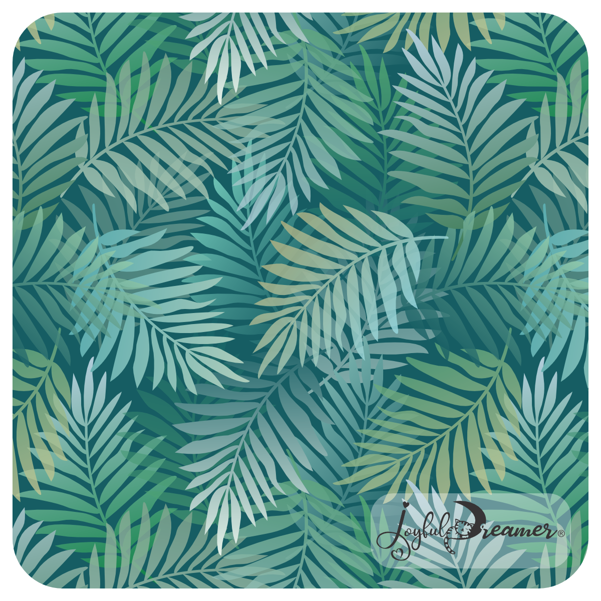 Pattern: Forest Biome Overlapping Leaves