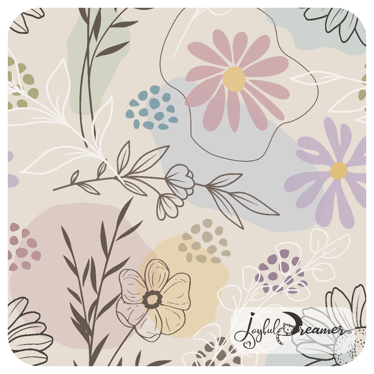 Pattern: Wild Flower Collage