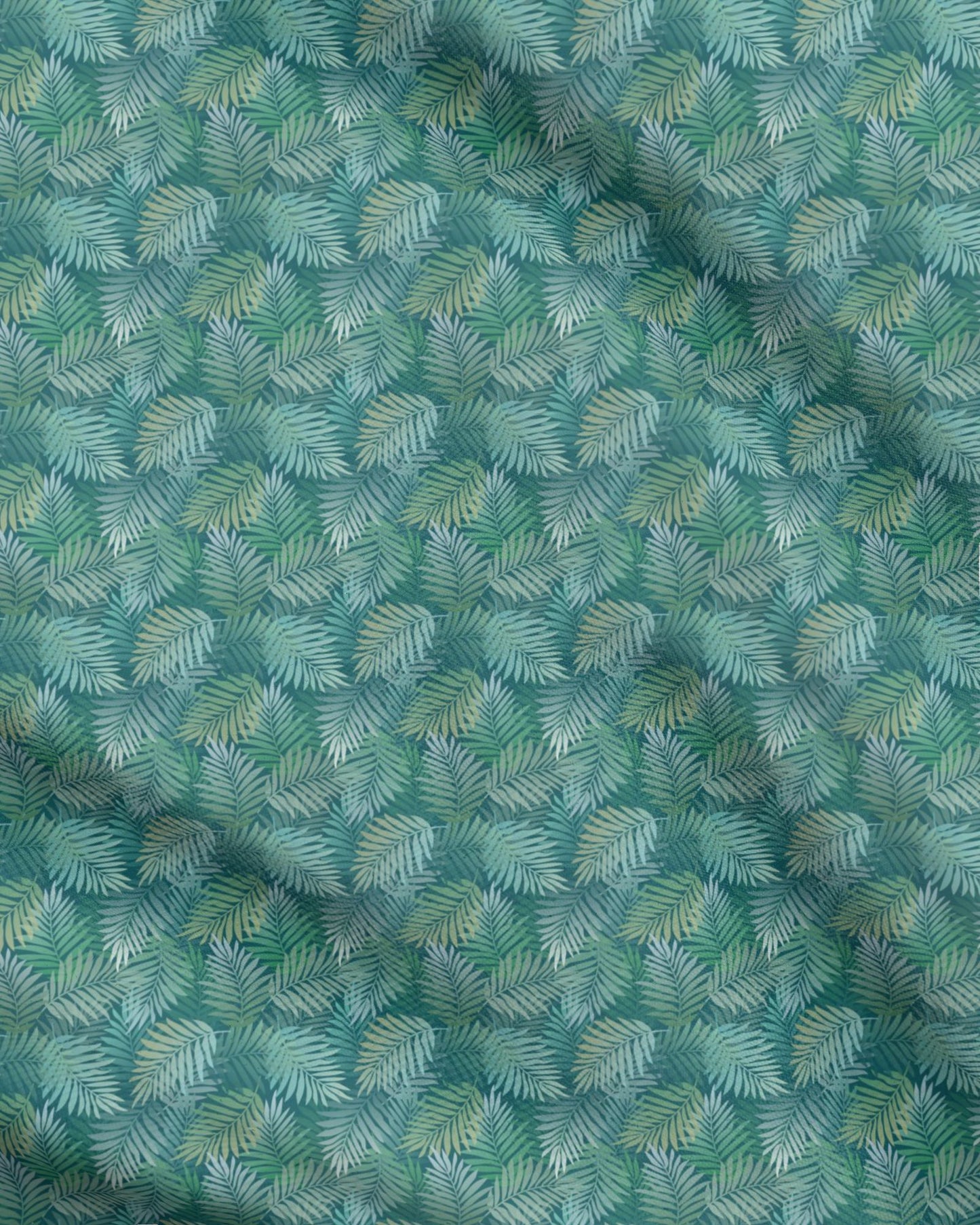 Fabric | Forest Biome Overlapping Leaves