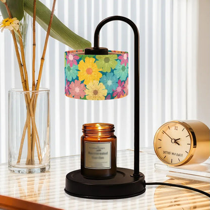 Candle Warmer Lamp | Vibrant Daisy Floral