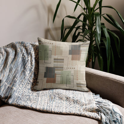Premium Pillow Case | Geometric Patch