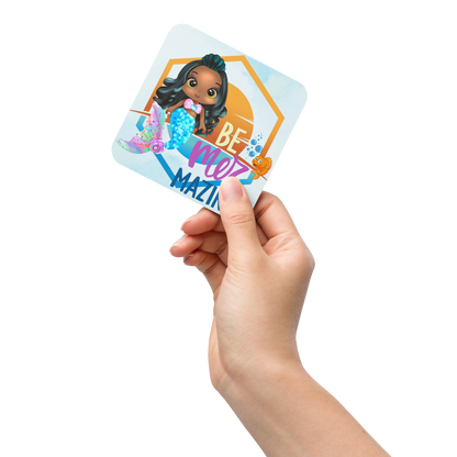 Cork-back coaster | Under the Sea Be Mer-mazing Mermaid