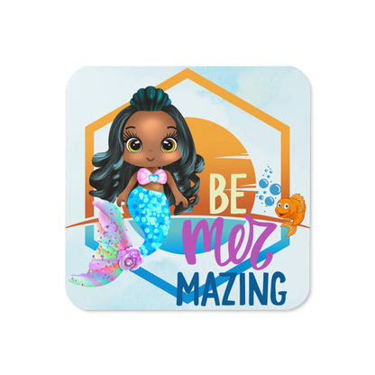 Cork-back coaster | Under the Sea Be Mer-mazing Mermaid