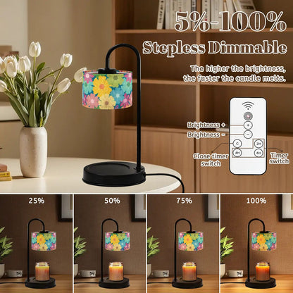 Candle Warmer Lamp | Vibrant Daisy Floral