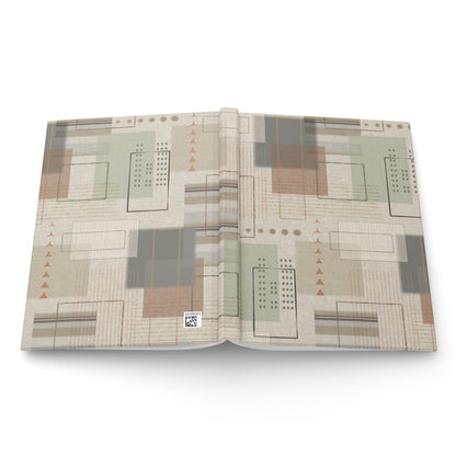 Hardcover journal | Geometric Patch