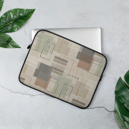 Laptop Sleeve | Geometric Patch