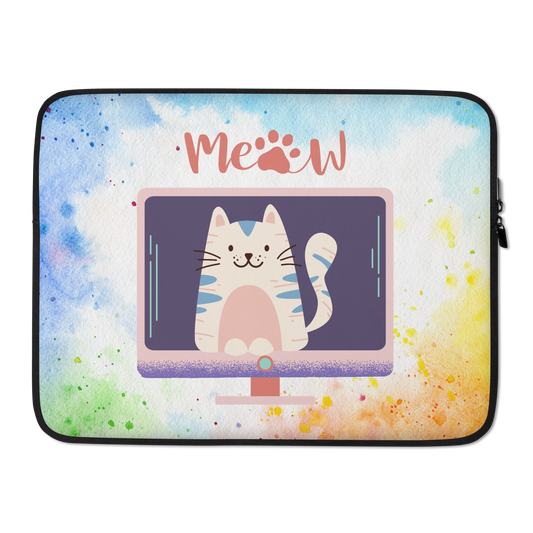 Laptop Sleeve 13" or 15" | Cat Meow