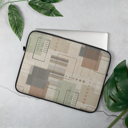 Laptop Sleeve | Geometric Patch