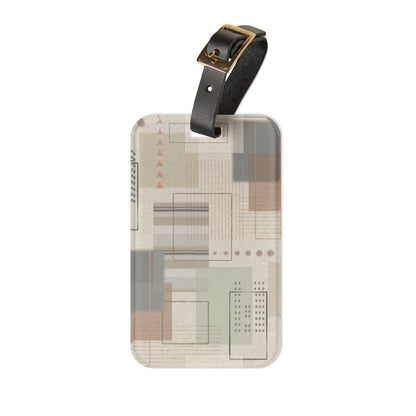 Luggage tag | Geometric Patch