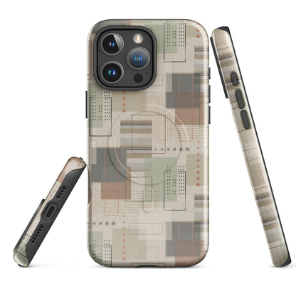 MagSafe® tough case for iPhone® |  Geometric Patch