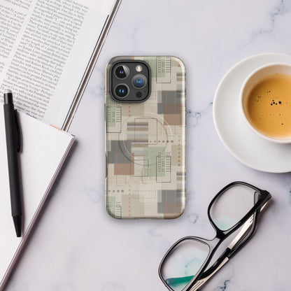 MagSafe® tough case for iPhone® |  Geometric Patch