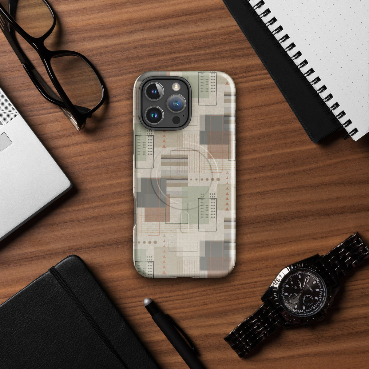 MagSafe® tough case for iPhone® |  Geometric Patch