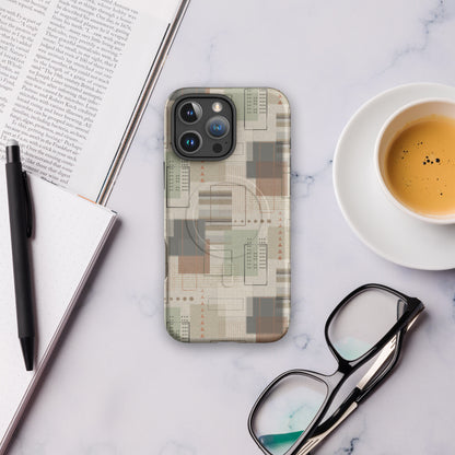 MagSafe® tough case for iPhone® |  Geometric Patch