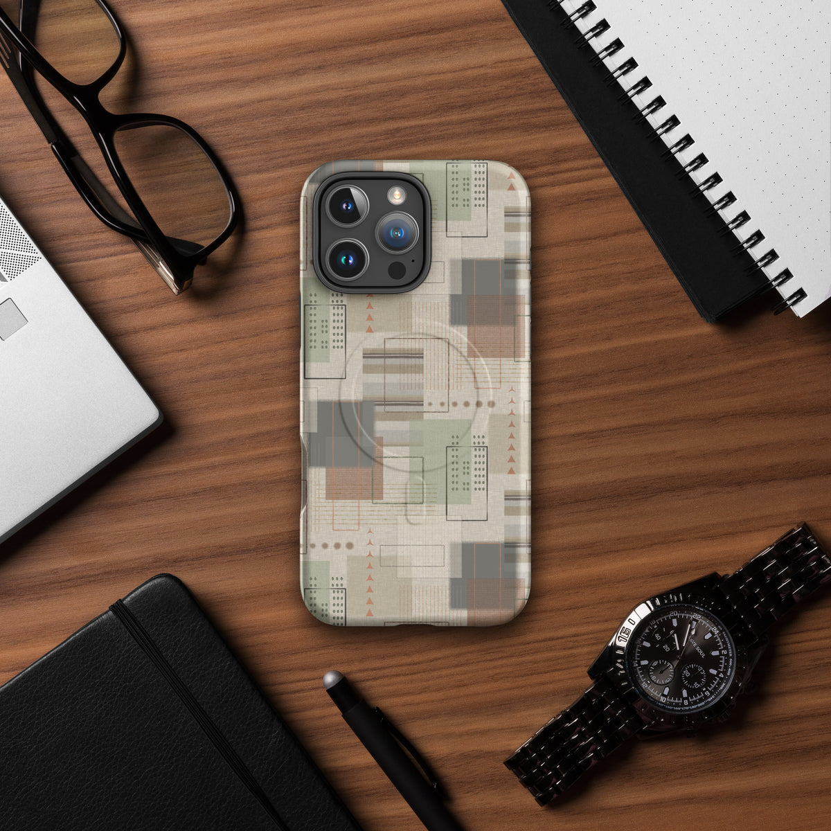 MagSafe® tough case for iPhone® |  Geometric Patch