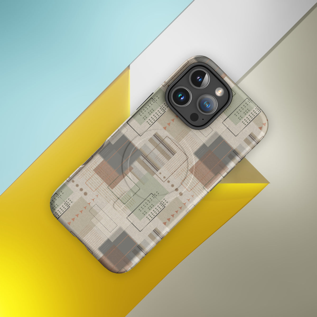 MagSafe® tough case for iPhone® |  Geometric Patch