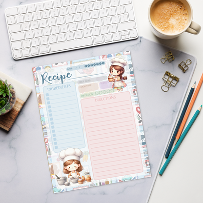 Notepad (Large) | Chef Recipe Notepad 2