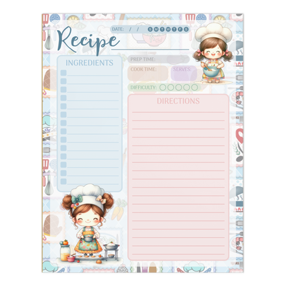 Notepad (Large) | Chef Recipe Notepad 3