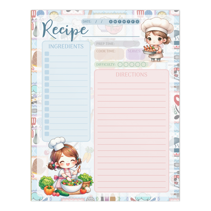 Notepad (Large) | Chef Recipe Notepad 4