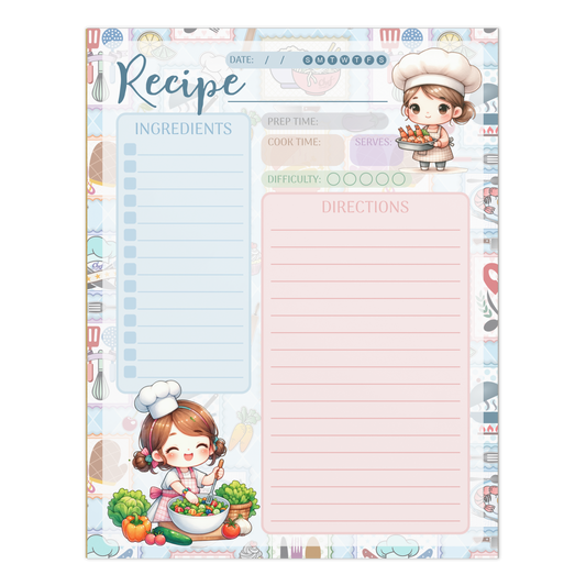 Notepad (Large) | Chef Recipe Notepad 4