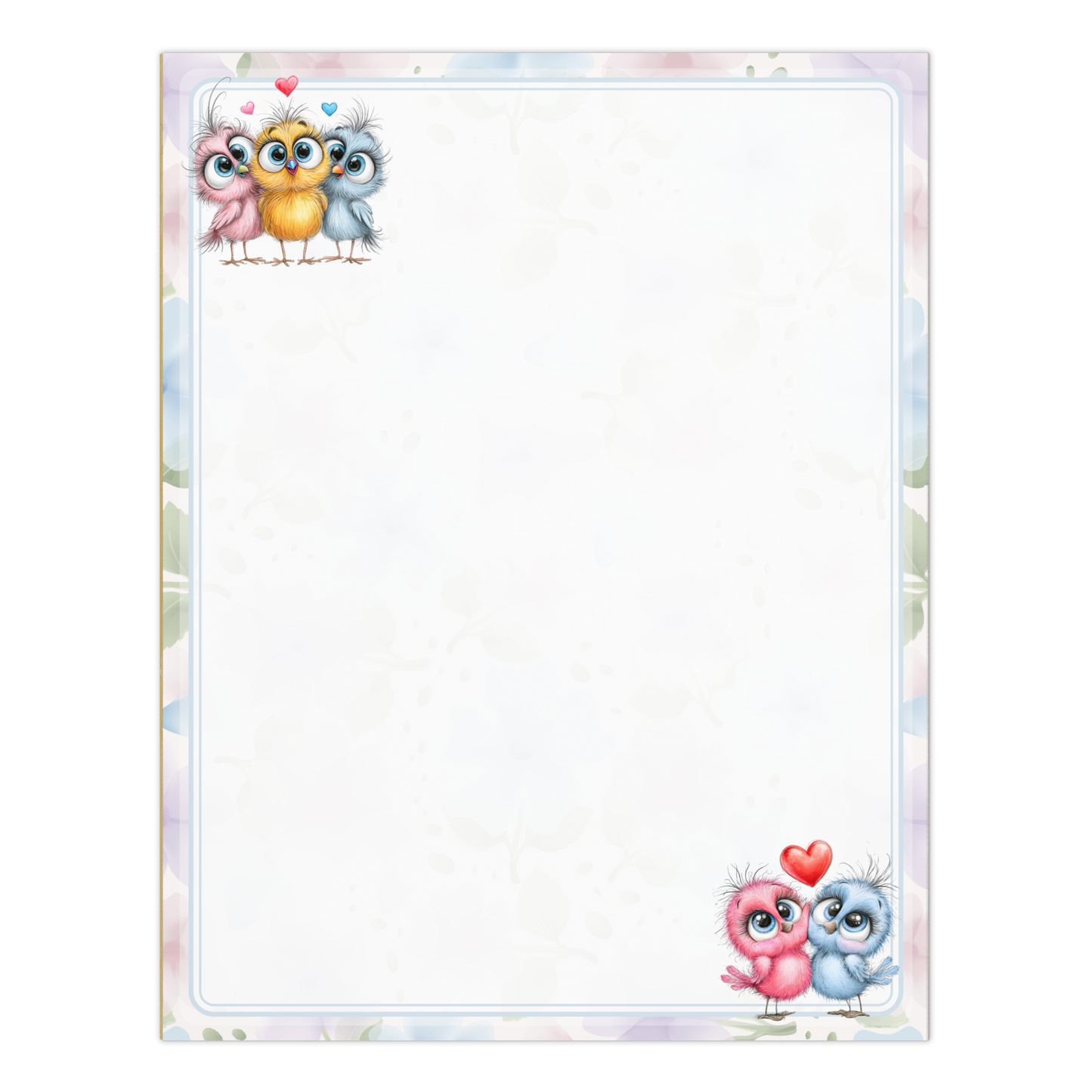 Notepad (Large) | Watercolor Blossoms