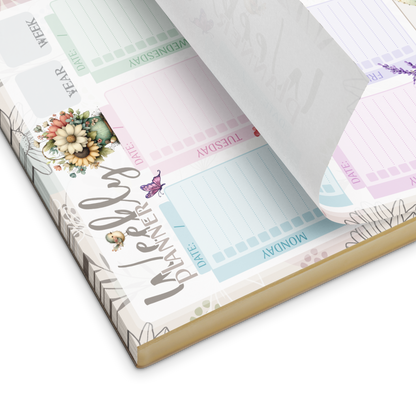 Notepad (Large) | Wild Flower Collage Floral Design
