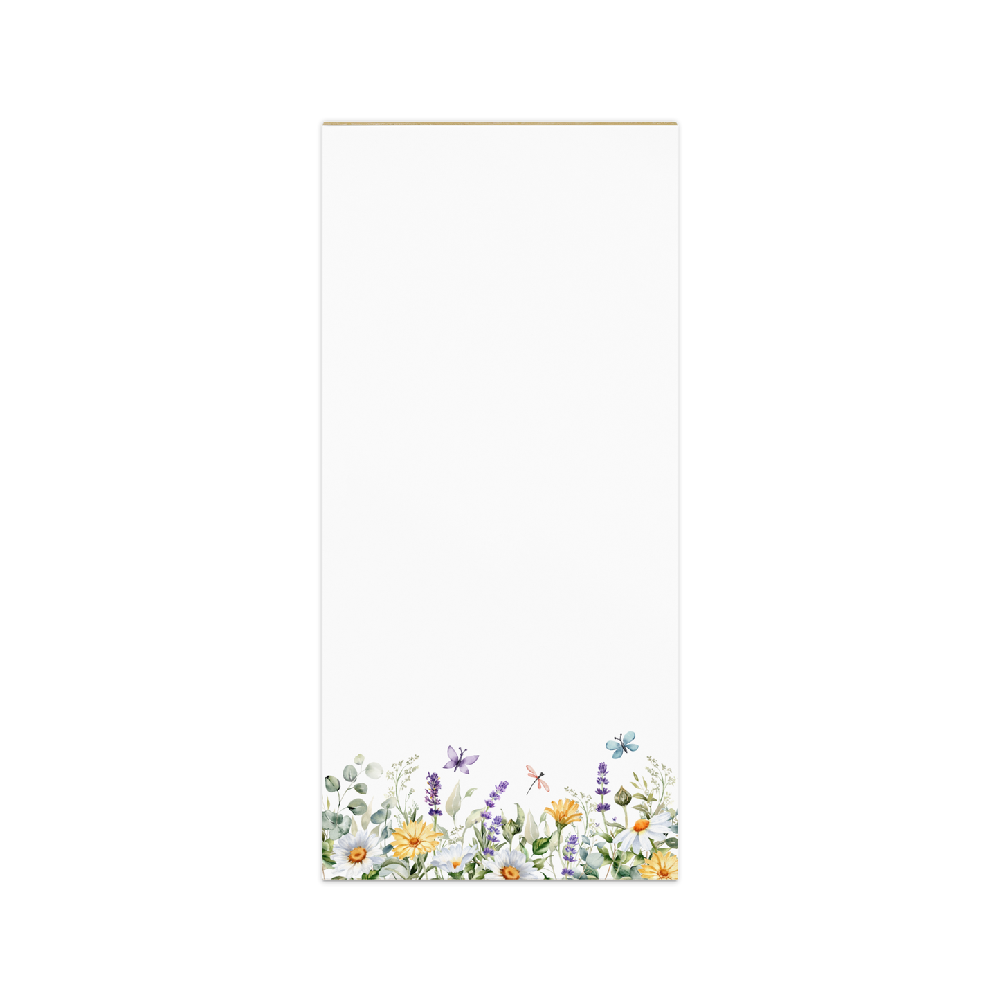 Magnetic Notepad | Boho Botainical Floral Pastel Design