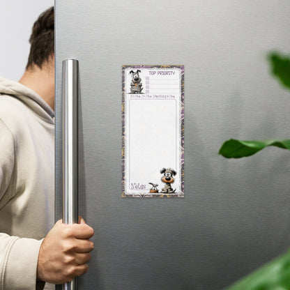 Magnetic Notepad | Everything is Fine Notes Mummy Dog