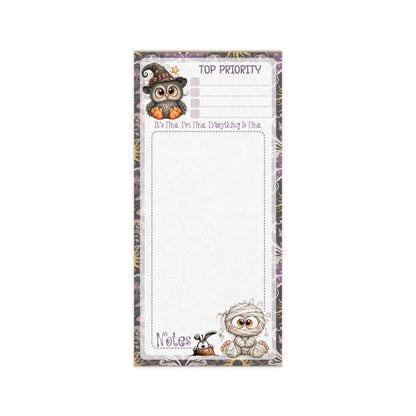 Magnetic Notepad | Everything is Fine Notes Halloween Mummy
