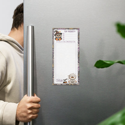 Magnetic Notepad | Everything is Fine Notes Halloween Mummy
