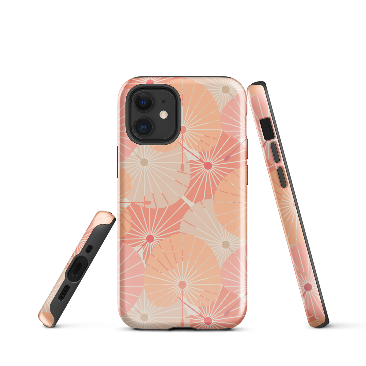Tough Case for iPhone® 11, 12, 13, 14, 15, 16 Variations | Overlapping Chinese Fans