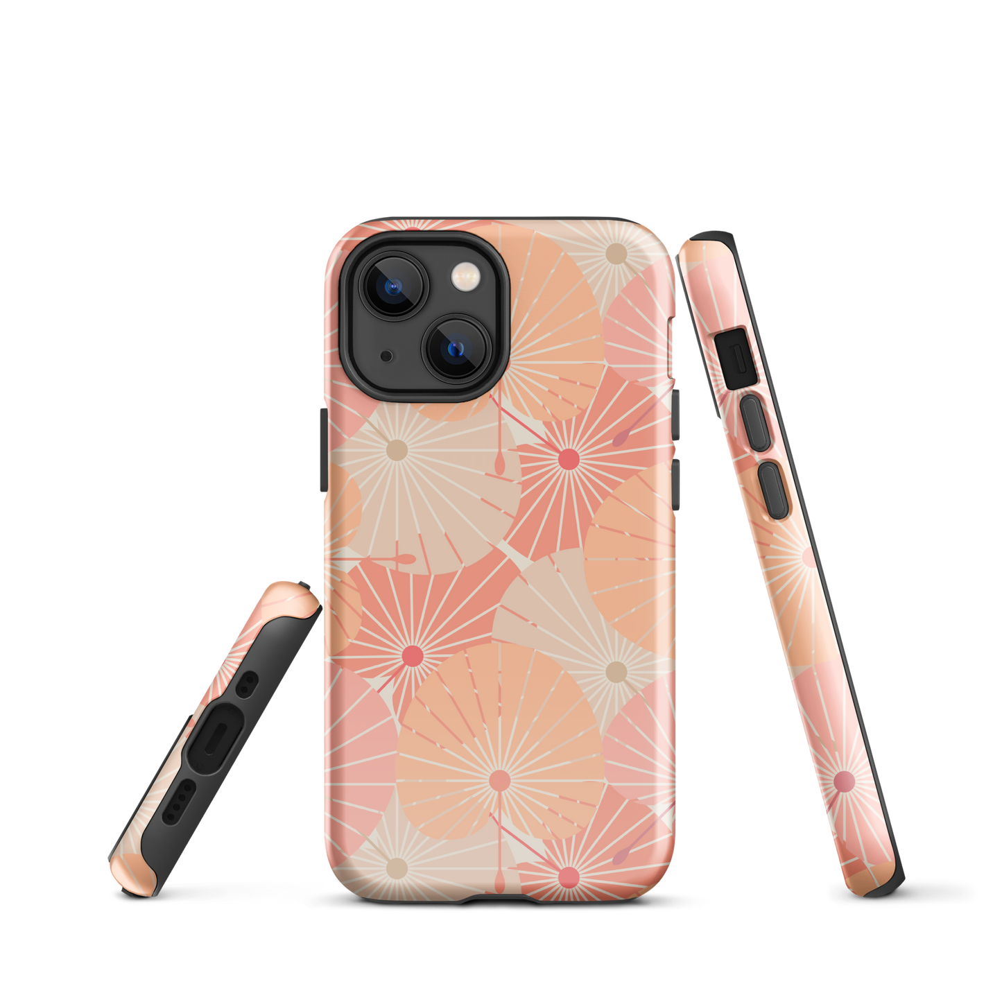 Tough Case for iPhone® 11, 12, 13, 14, 15, 16 Variations | Overlapping Chinese Fans