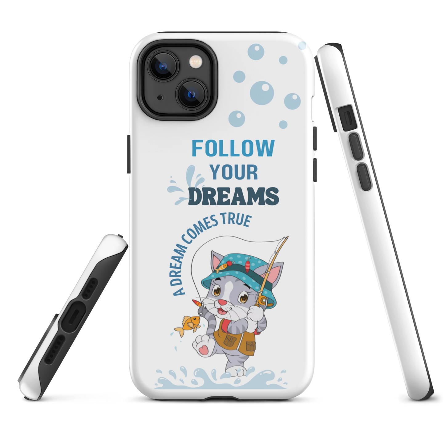 Tough iPhone 14 case | For iPhone 14, iPhone 14 Plus | Follow Your Dreams
