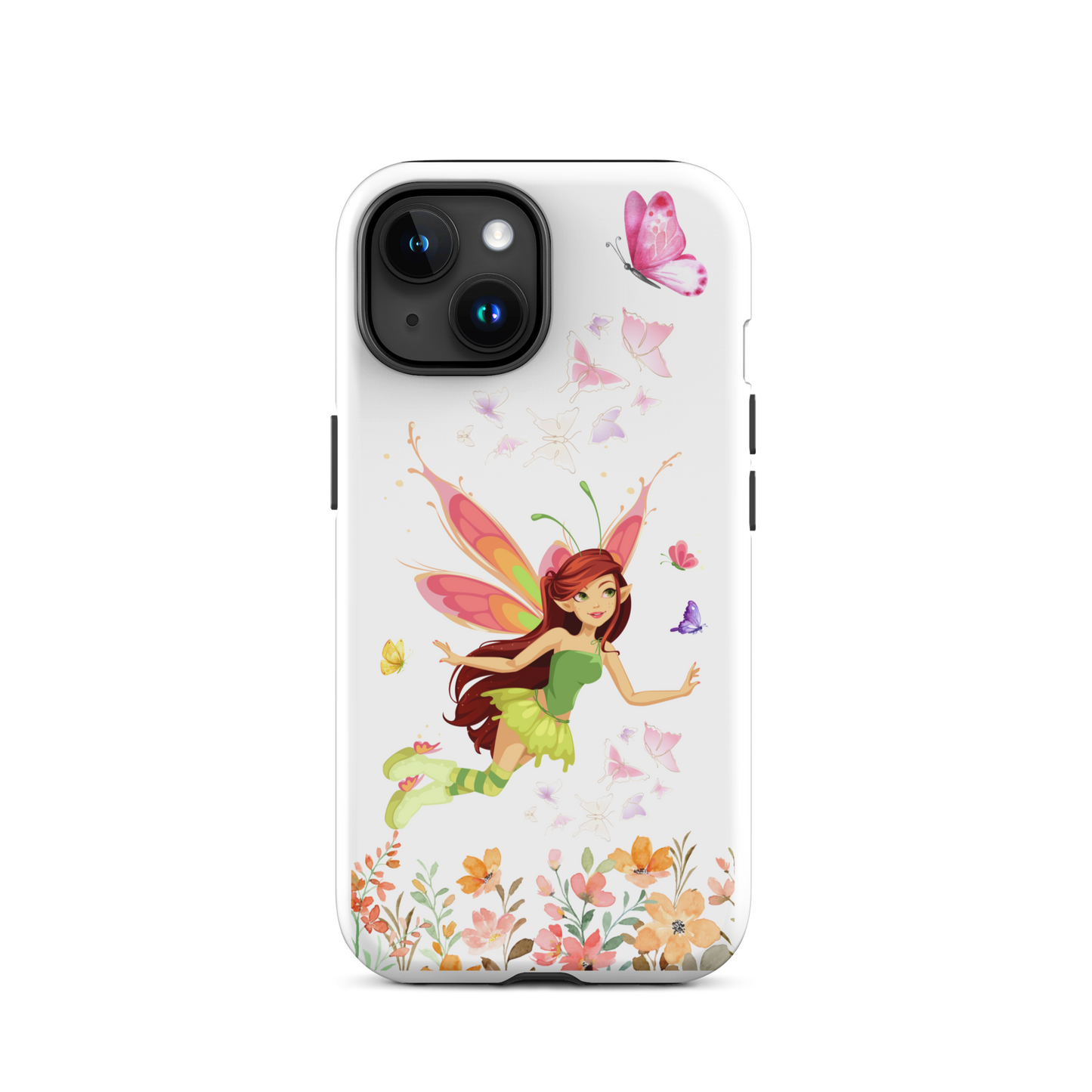 Tough case for iPhone 14, 15, Plus, Pro, Pro Max | Fairy Themed