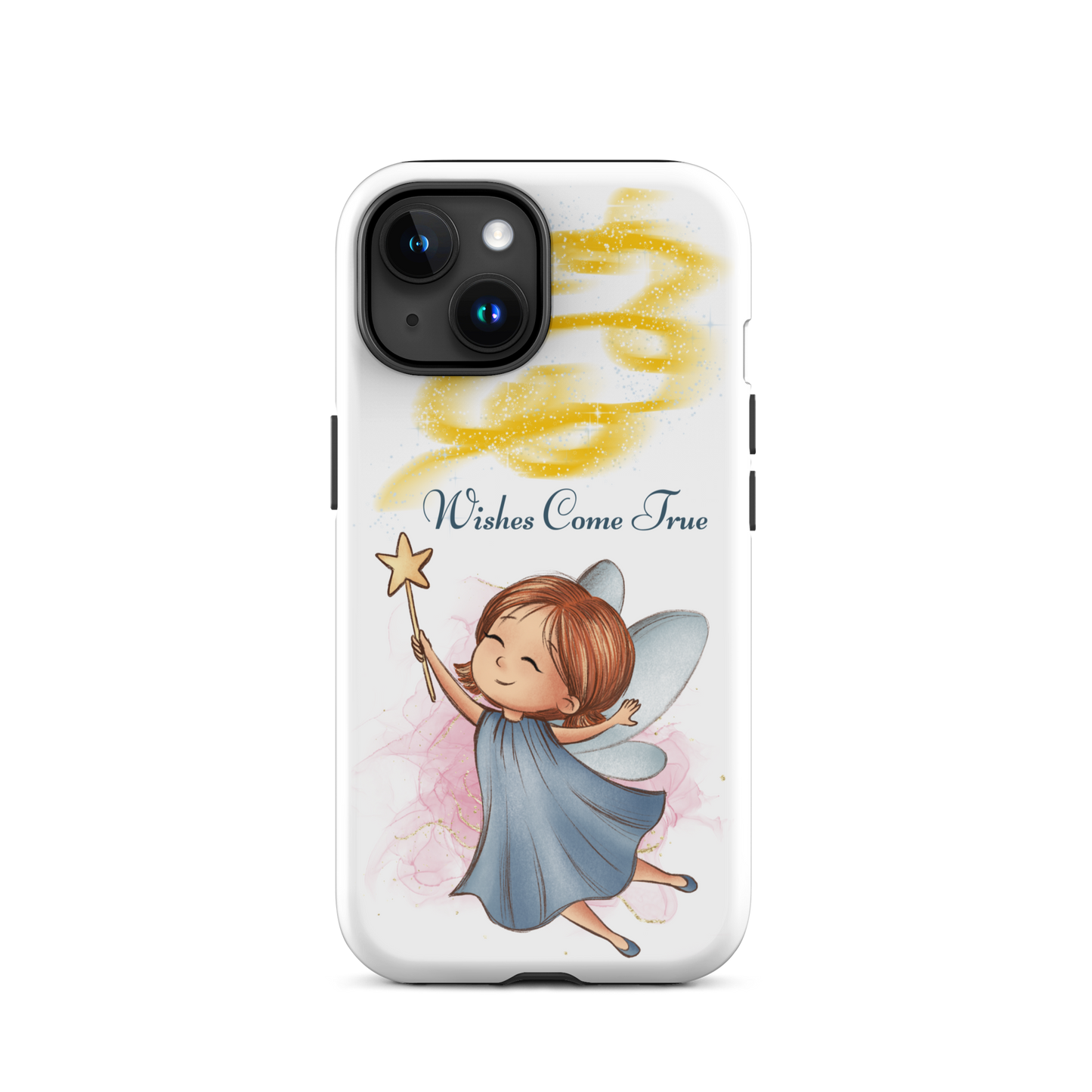 Tough case for iPhone 11, 12, 13, 14, 15 Variations | Wishes Come True - Blue Fairy