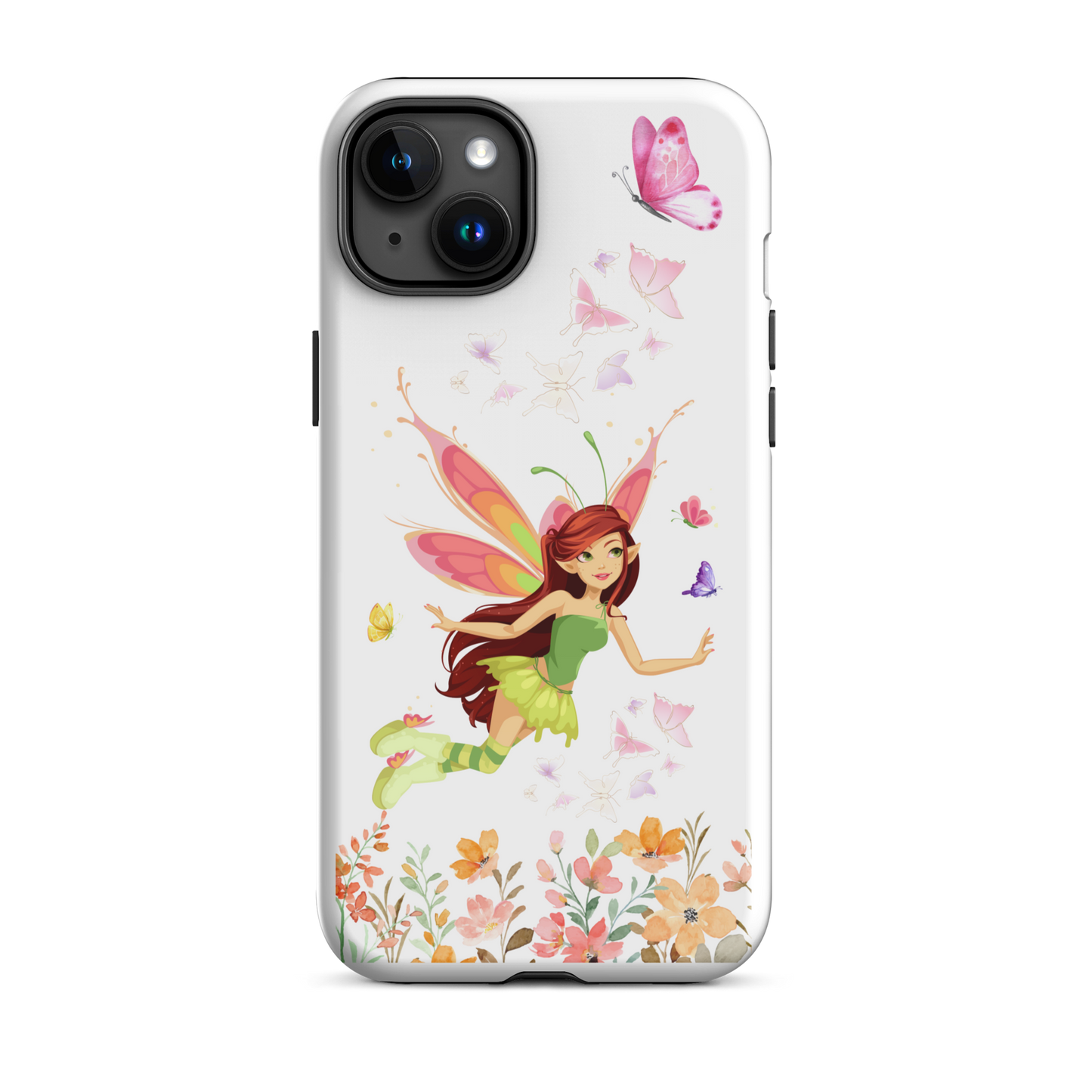 Tough case for iPhone 14, 15, Plus, Pro, Pro Max | Fairy Themed