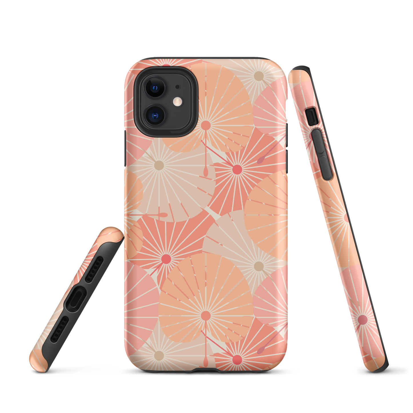 Tough Case for iPhone® 11, 12, 13, 14, 15, 16 Variations | Overlapping Chinese Fans
