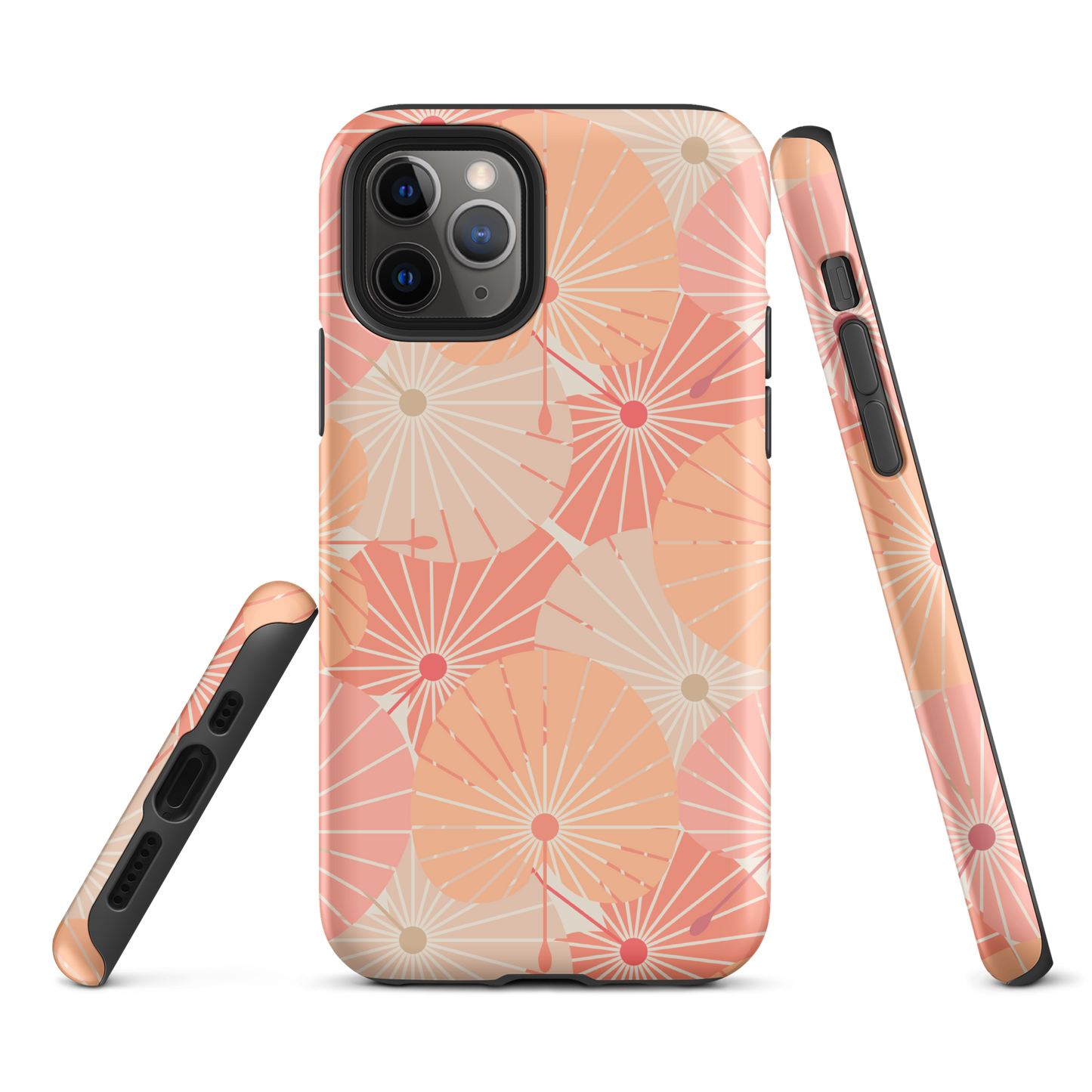 Tough Case for iPhone® 11, 12, 13, 14, 15, 16 Variations | Overlapping Chinese Fans