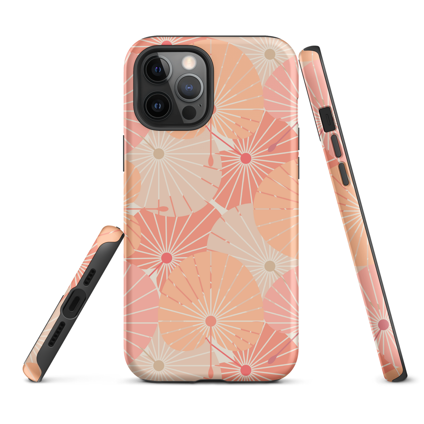 Tough Case for iPhone® 11, 12, 13, 14, 15, 16 Variations | Overlapping Chinese Fans