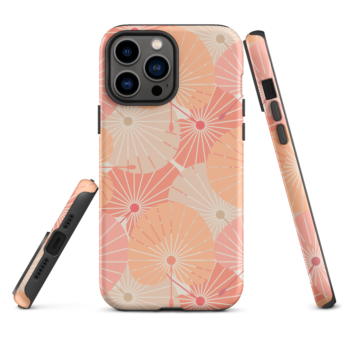 Tough Case for iPhone® 11, 12, 13, 14, 15, 16 Variations | Overlapping Chinese Fans