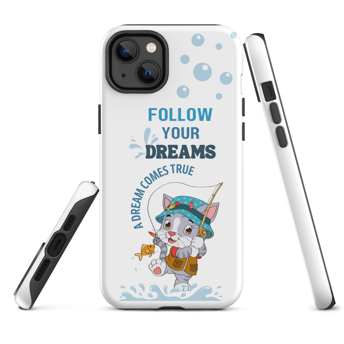 Tough case for iPhone 14, 15, 16, Plus, Pro Max | Follow Your Dreams